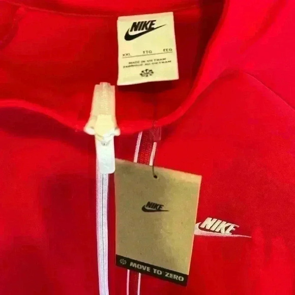 NWT Nike red track suit zip up jacket sz XXL 2XL men’s - Picture 4 of 9